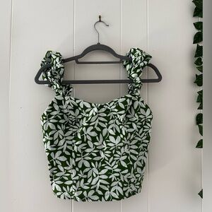 Abercrombie Leaf Print top
